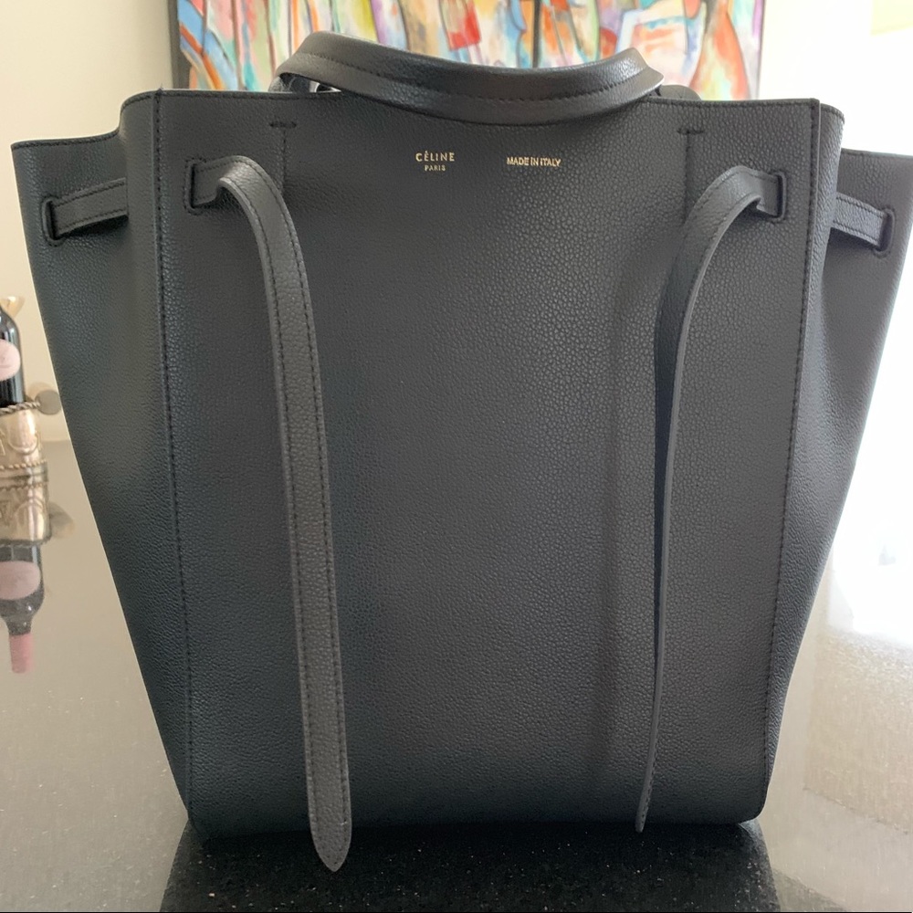Celine medium Cabas tote in black